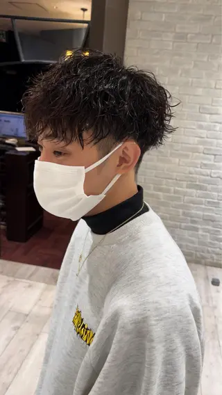 ショート パーマ メンズ 【メンズ特化美容室】 LIBERのヘアスタイル