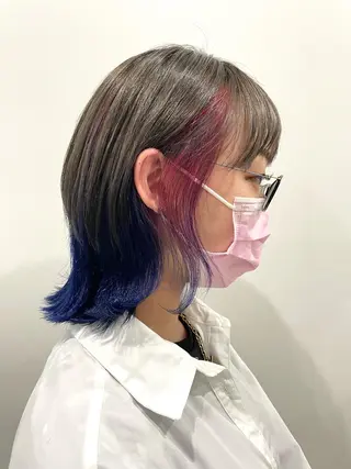 ミディアム 佐藤 大征のヘアスタイル