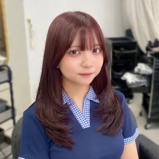 セミロング カラー XELM高崎 🤍Kyokaのヘアスタイル