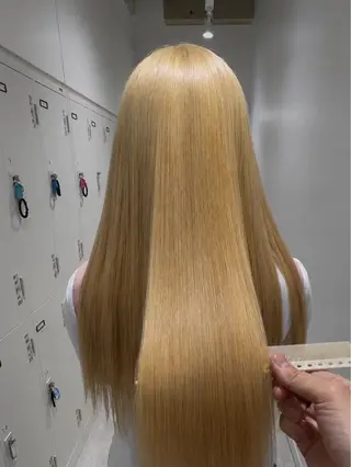 ロング カラー 田中 真樹のヘアスタイル