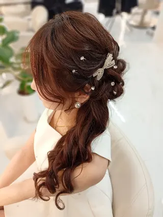 ヘアアレンジ ソウワ ヒナコのヘアスタイル