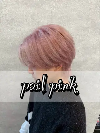 ショート カラー メンズ 🫧透明感カラー🫧 艶髪🫧韓国ヘアのヘアスタイル