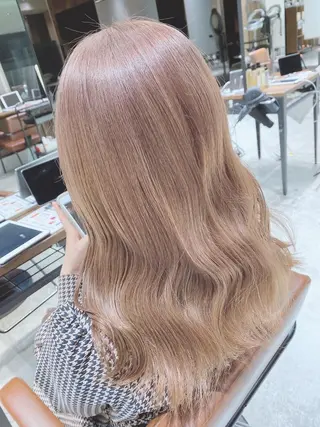 カラー 顔まわりの神様✨ 透明感カラー藤嶋秀幸のヘアスタイル