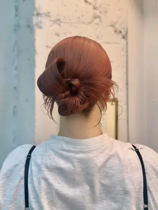 ミディアム ヘアアレンジ ヘアアレンジ 表参道 💠Ayano💠のヘアスタイル