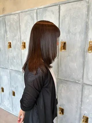 ミディアム 鈴木 未夢のヘアスタイル