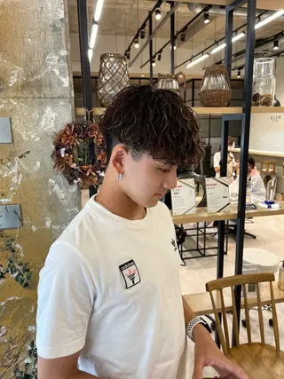 カラー パーマ メンズ メンズ特化 タメイシのヘアスタイル