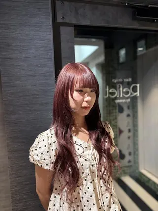 ロング Reflet 新宿/プルエクステのヘアスタイル