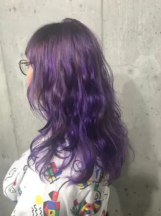 セミロング カラー パーマ ヘアアレンジ メンズ キッズ ネイル マツエク・マツパ サロンドミルク 渋谷高比良のヘアスタイル