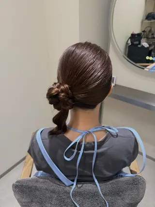 ヘアアレンジ 推し活・参列ヘア🎀 札幌ヘアセット専門のヘアスタイル