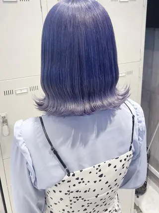 ミディアム カラー パーマ ヘアアレンジ メンズ キッズ ネイル マツエク・マツパ アイブロウ レイヤー/ダブル カラー/YURINAのヘアスタイル
