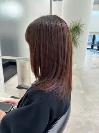 パーマ 梅田茶屋町ヘッドスパ &艶カラー りほのヘアスタイル