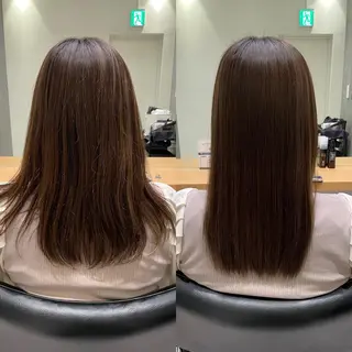 セミロング 髪質改善ヘアケア 艶髪特化/上田のヘアスタイル