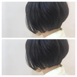 ショート カラー ﾊｲﾄｰﾝ/ｼｮｰﾄ 村上淳乃🐥のヘアスタイル