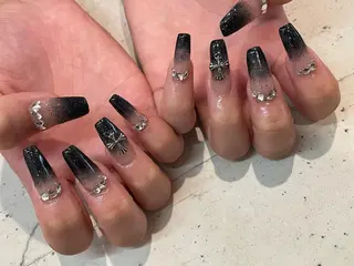ネイル 韓国/ワンホン/長さ 出しつけ放題🎀のネイルデザイン