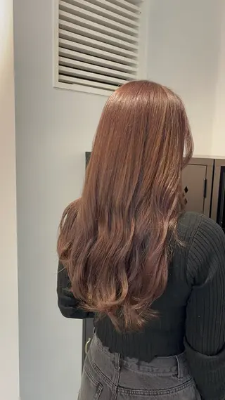 ロング カラー 長尾 みのりのヘアスタイル