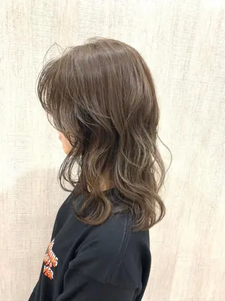 セミロング 店長✨レイヤー✖️ 髪質改善✖️韓国ヘアのヘアスタイル