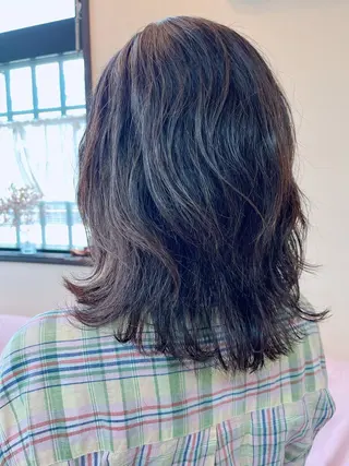 ミディアム サロンドユウ こはるのヘアスタイル