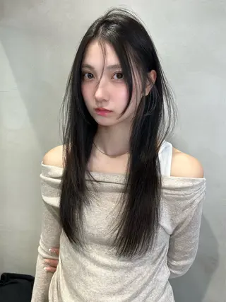 ロング 大宮韓国ハッシュ🪽 GLROWseriのヘアスタイル