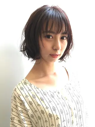 ショート カラー パーマ 牧野美波💎ショート ヘア/カット/天神のヘアスタイル