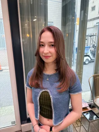 ミディアム カラー MISATO | 神戸元町のヘアスタイル