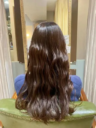 ロング 髪質改善/艶カラー ⚡️コメス/錦糸町のヘアスタイル