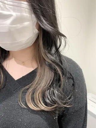 ミディアム カラー ヘアアレンジ 髪質改善/ ツヤ髪カラー/高井のヘアスタイル