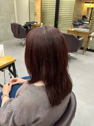 セミロング 【成増Serein】 中俣 愛梨のヘアスタイル