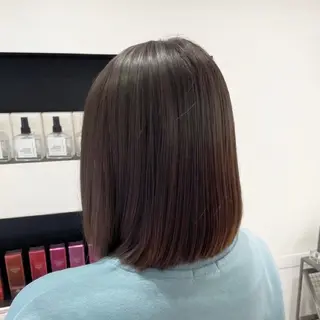 セミロング カラー パーマ ヘアアレンジ メンズ mona/ ストレートスタイル✨のヘアスタイル