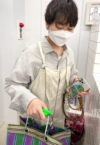 ショート パーマ 関 京磨のヘアスタイル