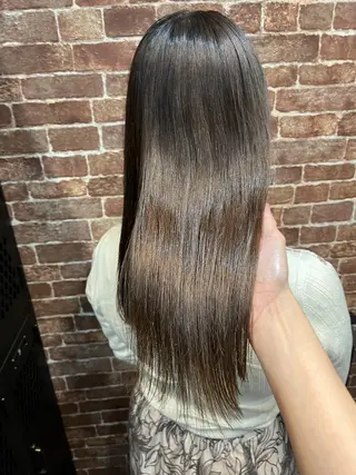 ミディアム カラー パーマ ヘアアレンジ メンズ キッズ ネイル マツエク・マツパ アイブロウ 久木原 ゆりのヘアスタイル