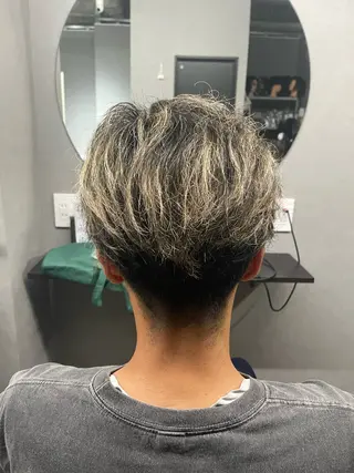 カラー メンズ ⭐️縮毛矯正⭐️ ✨ミラクルクッポ✨のヘアスタイル