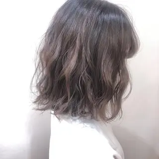 ミディアム ボブ/髪質改善/ 艶カラー/akariのヘアスタイル