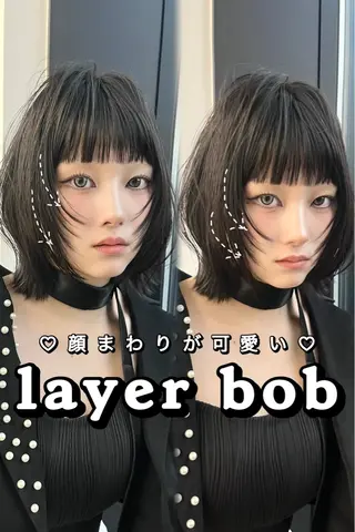 ショート ウルフ🦋顔まわり ❤︎ ͛MEIのヘアスタイル