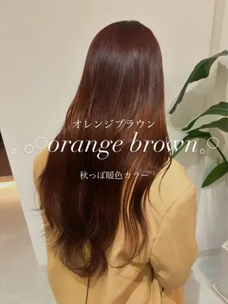 ロング カラー レイヤーカット🎀× 韓国風🇰🇷正源のヘアスタイル