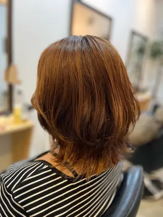 ミディアム 山口 晃也のヘアスタイル