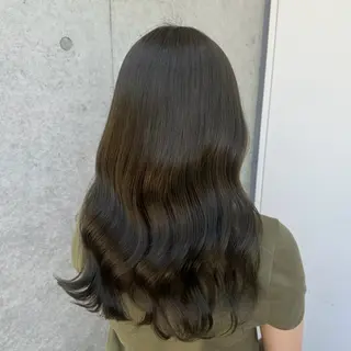 ロング カラー 🌼💛髪質改善× ケアカラー💛クルミのヘアスタイル
