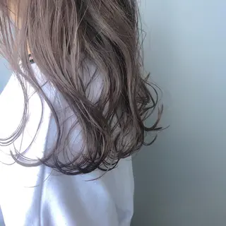 ロング カラー レイヤーカット 韓国ヘアayameのヘアスタイル
