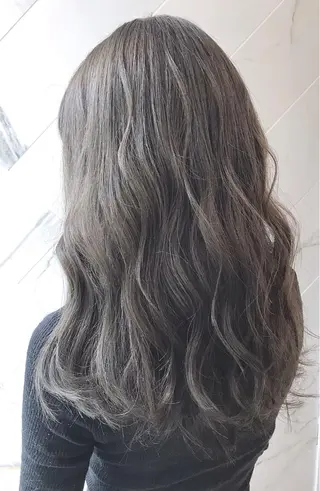 セミロング カラー 上條 航平のヘアスタイル