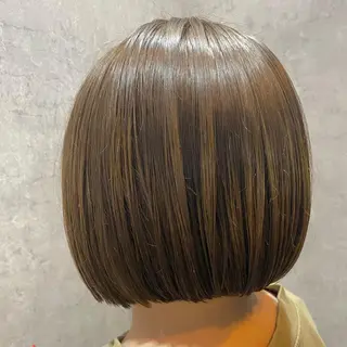 ミディアム カラー パーマ ヘアアレンジ 🤍透明感カラー🤍 Ryujiのヘアスタイル