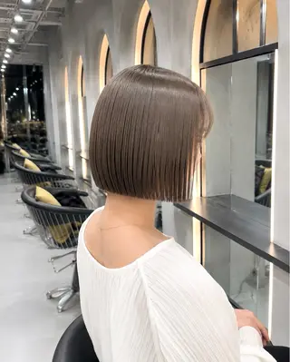 ショート 💙レイヤー縮毛矯正 大宮/虎白💙のヘアスタイル