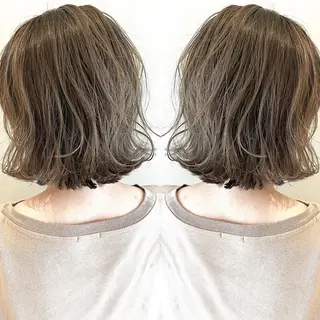 ショート カラー ヘアアレンジ ネイル マツエク・マツパ 夜23時まで予約🉑 reverieあきらのヘアスタイル