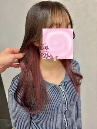 ロング カラー 暖色カラー/アレンジ 🌺URUHA🌺のヘアスタイル