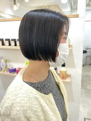 ショート 髪質改善 縮毛矯正/ レイヤー/銀座/本木のヘアスタイル