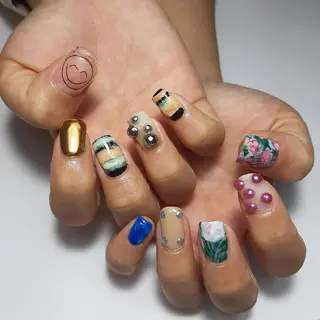 ネイル 平尾駅前/持込み専門 /owlnailのネイルデザイン
