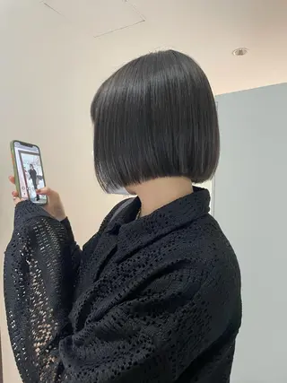 ショート カラー 大人ボブと似合 わせカラー/馬場 翼のヘアスタイル