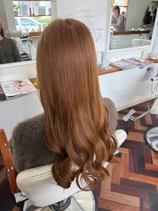 ロング カラー Kazaoka Saraのヘアスタイル