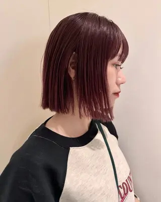 ショート カラー 松本優香/ボブ/ダ ブルカラー/髪質改善のヘアスタイル
