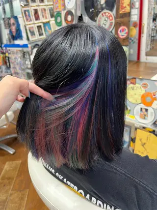 ミディアム カラー メンズ KOYA コヤのヘアスタイル
