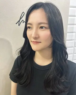 ロング カラー hubhair レイヤー/透明感のヘアスタイル