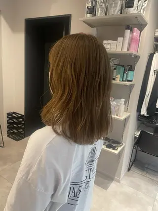 ミディアム カラー ブリーチ👩🦳/ ✂︎MANAMIのヘアスタイル